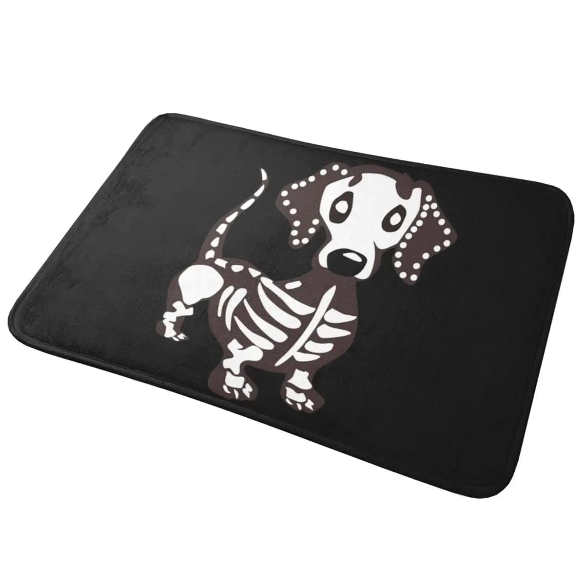 Dachshund Dog Halloween Non-slip Doormat Floor Mat Cushion Carpet Rug for Kitchen Entrance Home Bathroom Footpad Mats