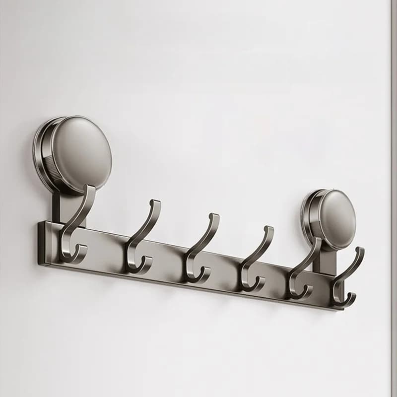 Appendiabiti adesivo per porta posteriore, senza perforazione, forte ventosa, gancio per bagno, camera da letto, guardaroba, appendiabiti, essenziale per la casa