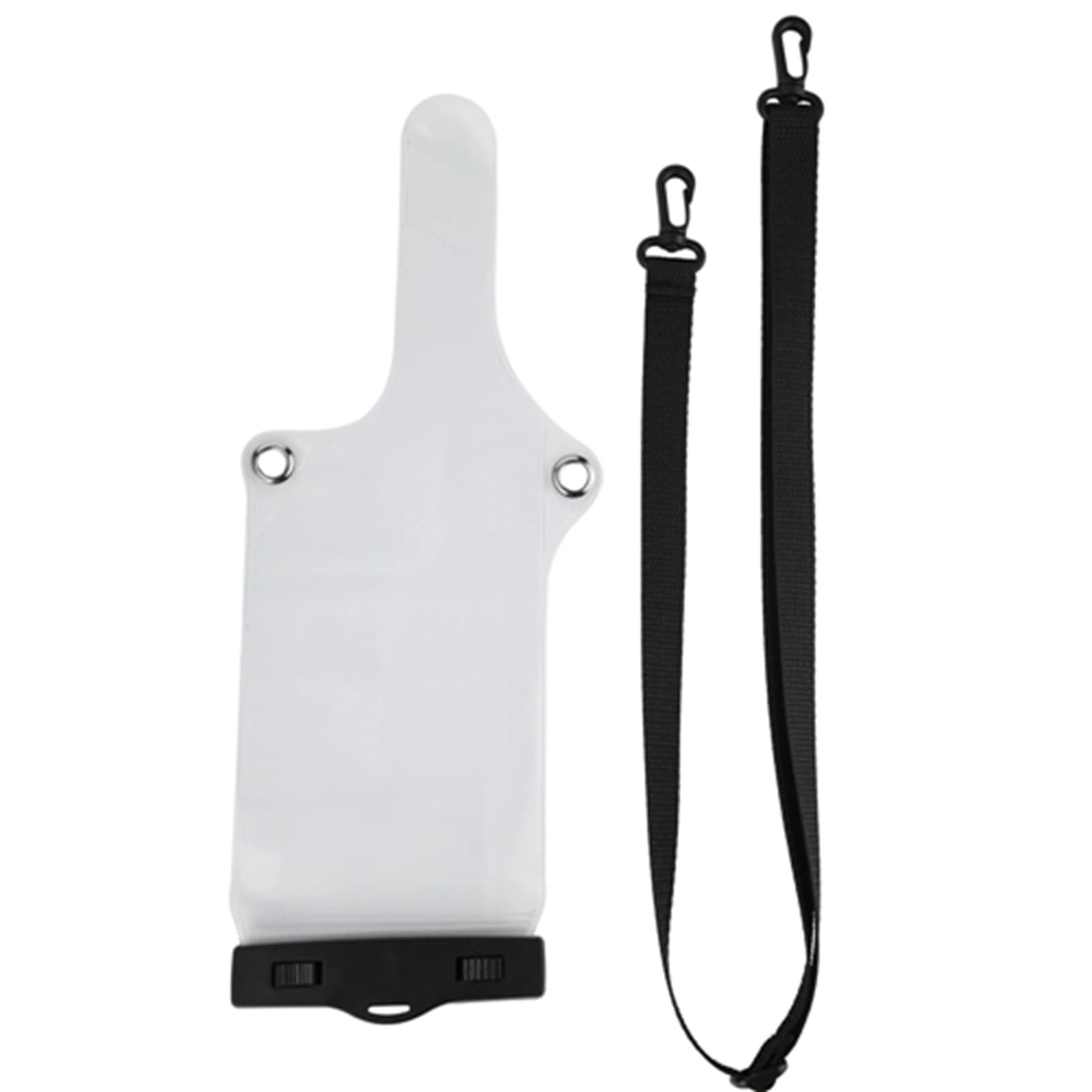 Supporto Universale per Walkie Talkie, Borsa Trasparente Impermeabile con Clip e Cordino, Custodia Protettiva per Accessori Walkie Talkie da Esterno