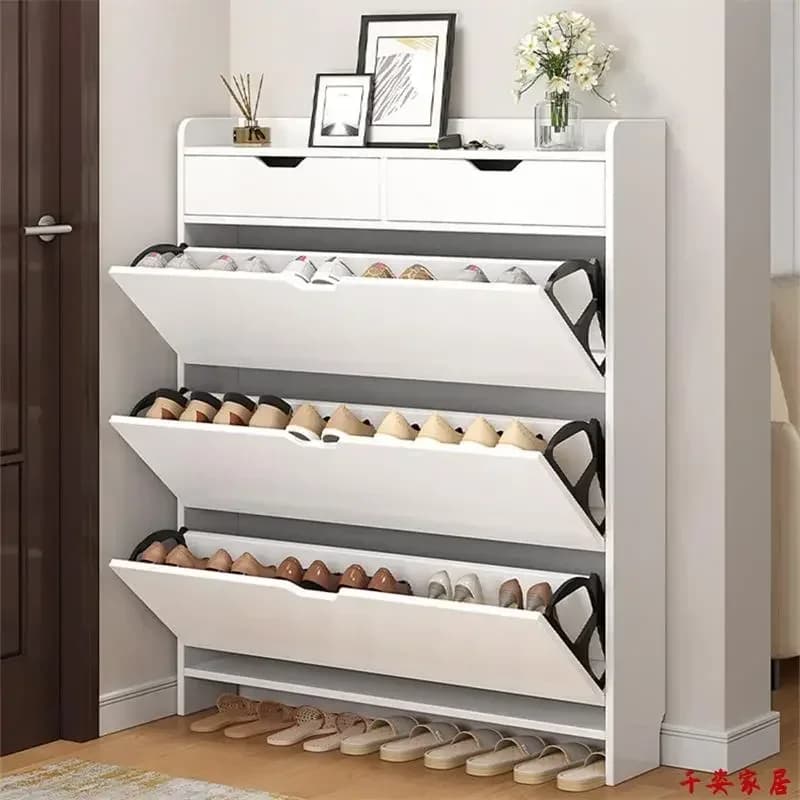 Armadio Portascarpe, Organizzatore per Scarpe, Mobile per la Casa, Armadietti per Soggiorno, Contenitore per Scarpe