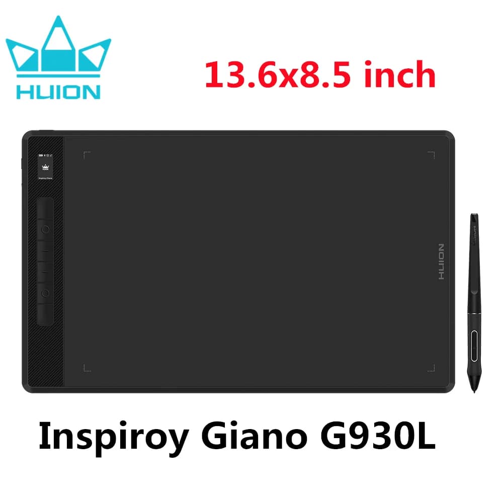 HUION Inspiroy iano G930L tavoletta grafica tavoletta da disegno Bluetooth Wireless penna senza batteria con 6 tasti di stampa per Android MAC