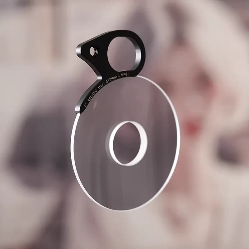 Filtro per Obiettivo Fotografico 79mm con Effetto Speciale, Bordo Esterno Trasparente per Sfumature Creative e Atmosfera Unica
