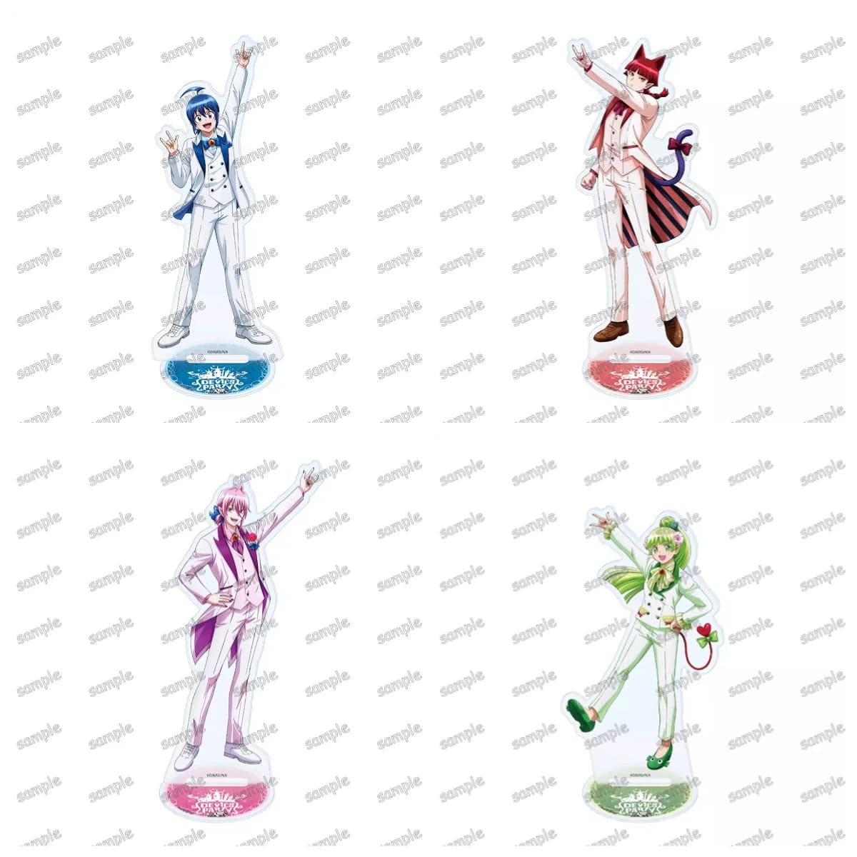 Anime Asmodeus Naberius Clara Iruma Valac Kalego Statuetta in Acrilico, Modellino da Collezione, Giocattolo Cosplay per Regalo