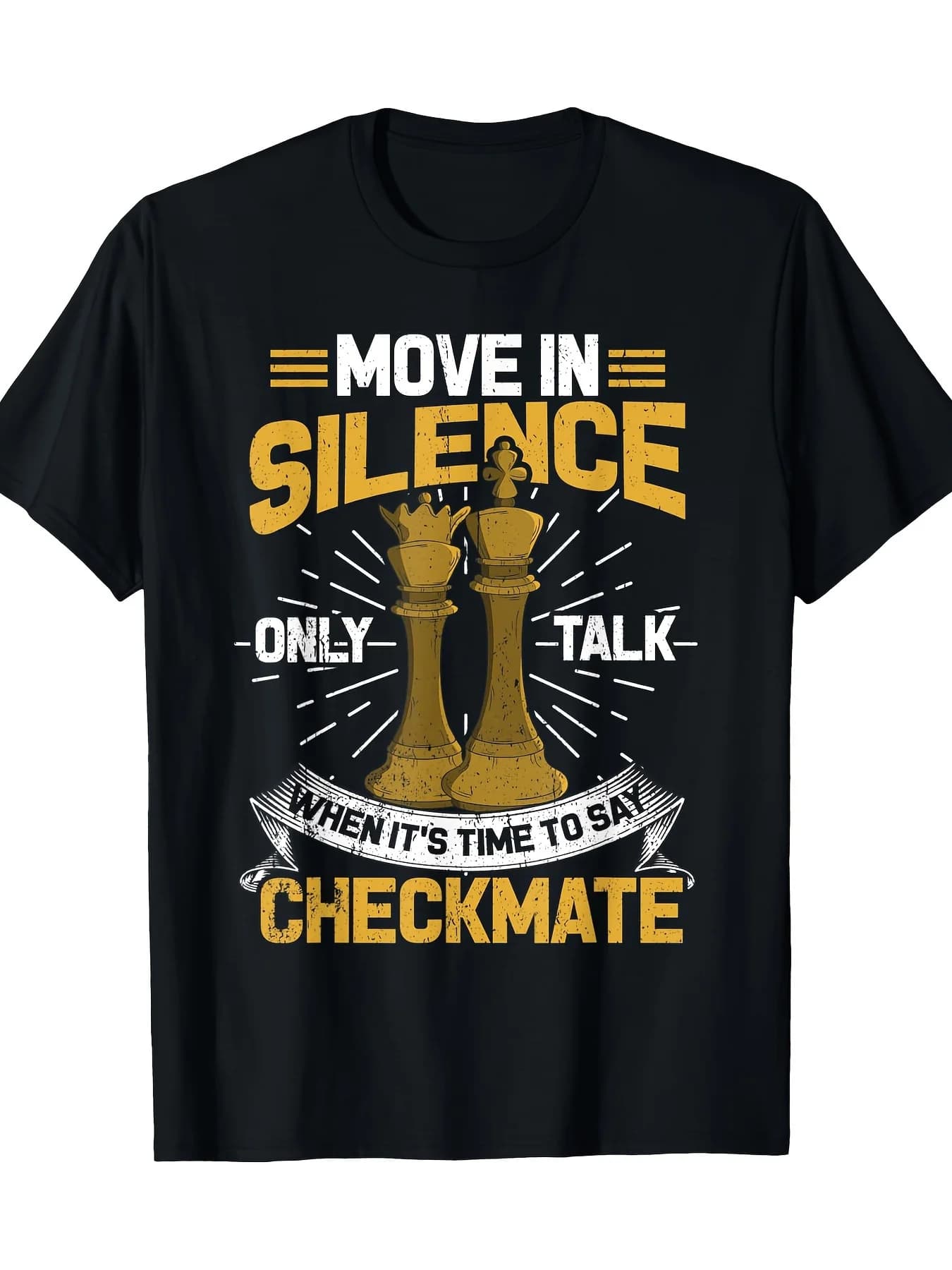 International Chess Men's Fun Chess Mat International Chess Board Set King T-Shirt 1-100% Cotton-180g