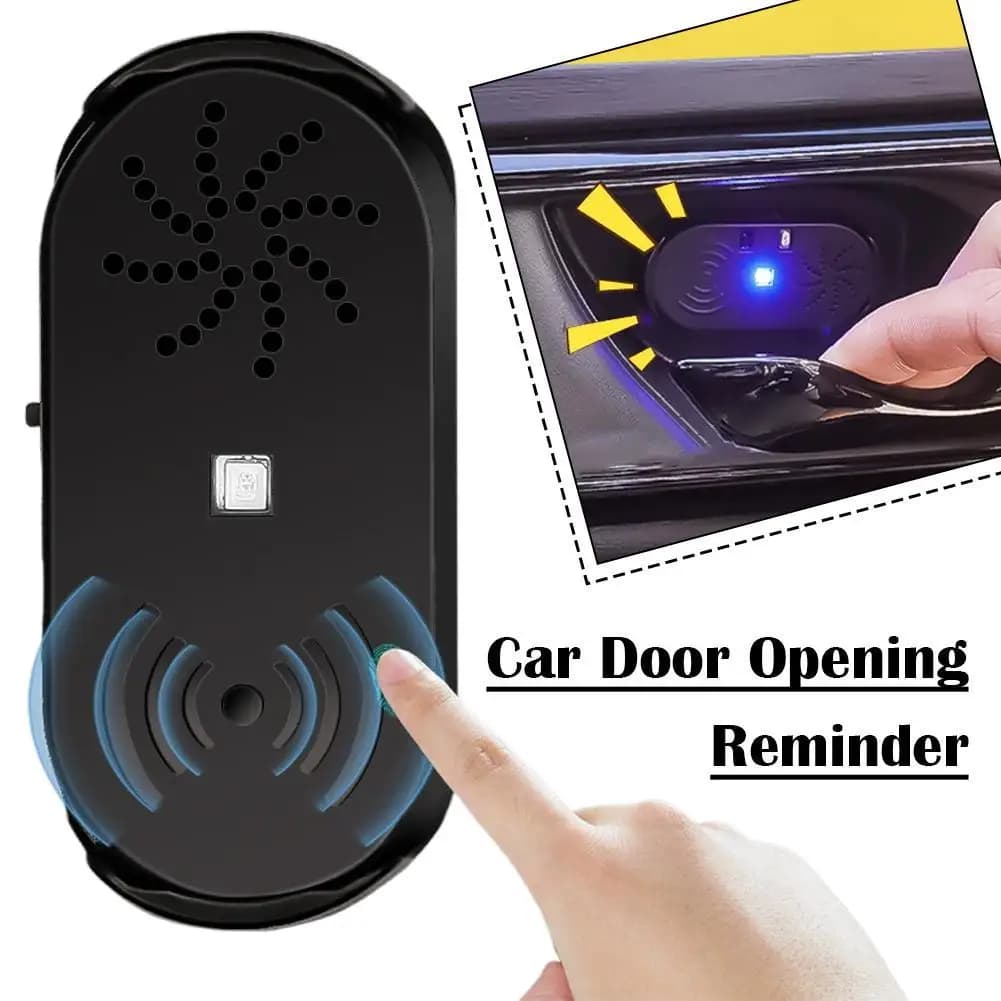 Sensore Intelligente per Allarme Apertura Porta Auto, Dispositivo Anti-Collisione con Notifiche Vocali, Indicatore di Apertura Porta Auto