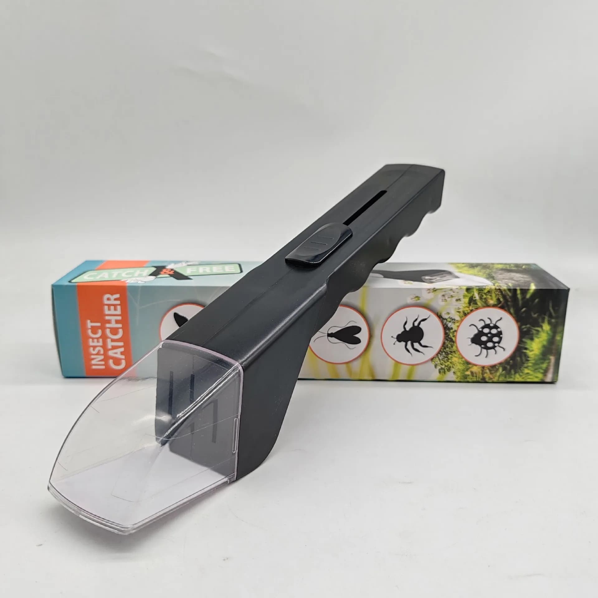 Capture-injects all in one 1PC: Pinza to reach spiders, bees and other insects - Safe tool for collecting insects for home and garden