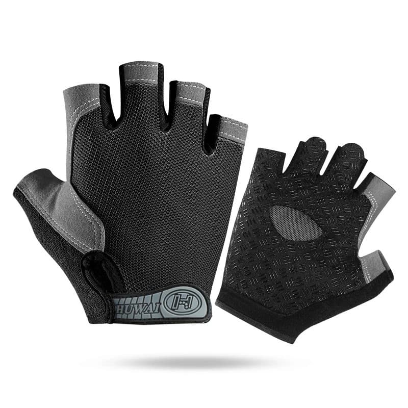 1 Paio di Guanti Professionale da Palestra e Fitness, Breathable and Anti-slip, Half fingers for Men and Women, Activities, for Fishing and Cycling