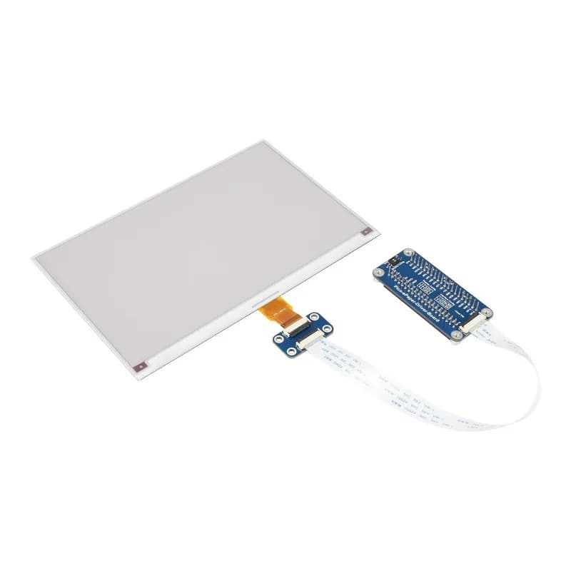 Waveshare 7.5 Inch E-Paper Display Module For Raspberry Pi Pico 800x480 Red Black White 3-Color E-Ink Screen SPI Interface