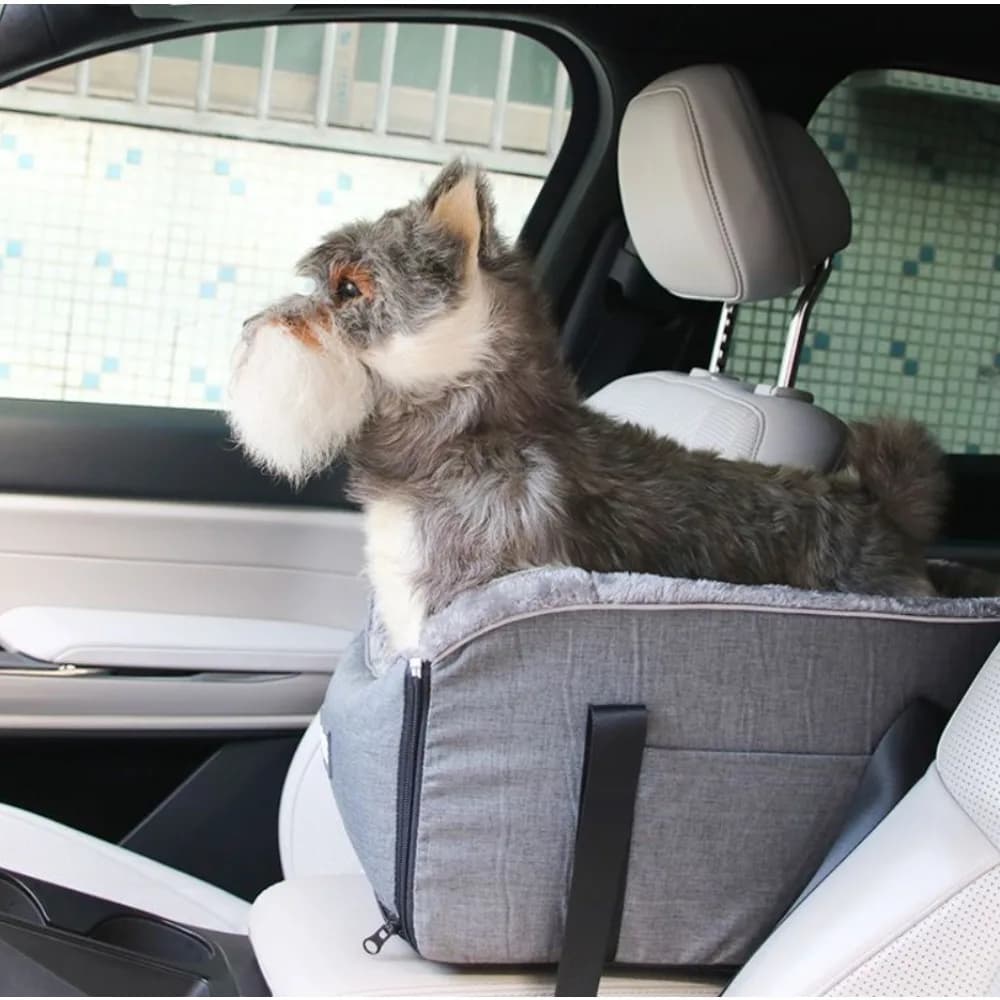 Portable Pet Car Safety Seat, Dog Cat Travel Shoulder Bag, Central Control Transport Carrier Bag Protector for Outing