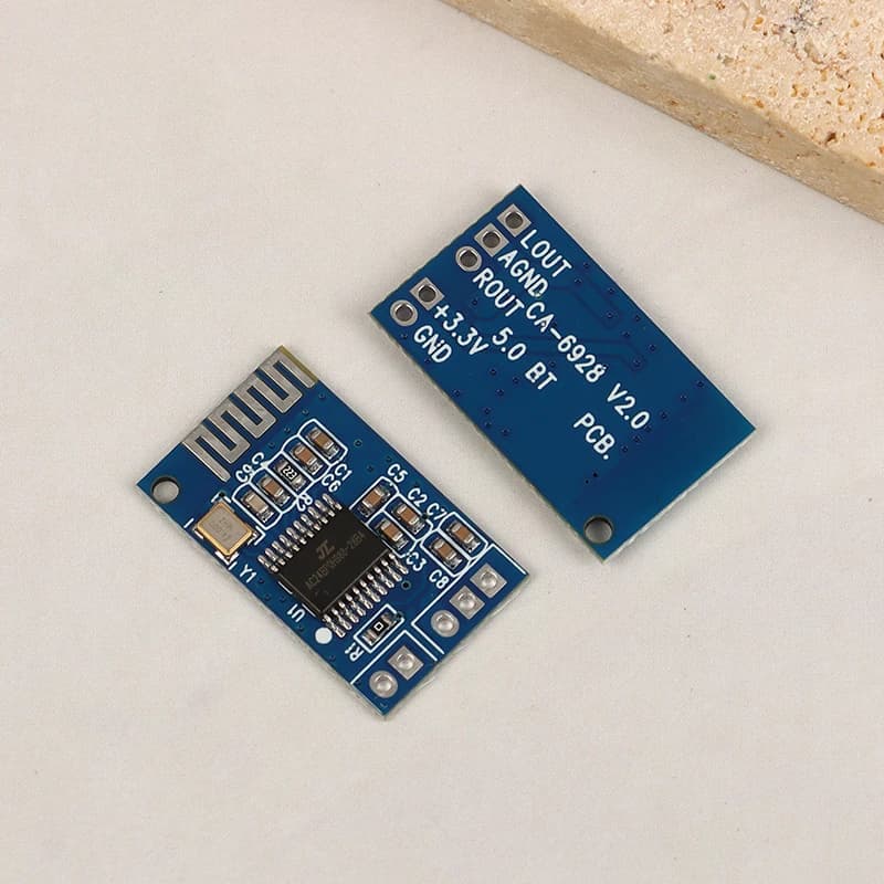 CA-6928 Digital Power Channel Amplifier Board 3.3V-6V 5.0BT Audio Amplifier Module Bluetooth Speaker Audio Bluetooth Receiver