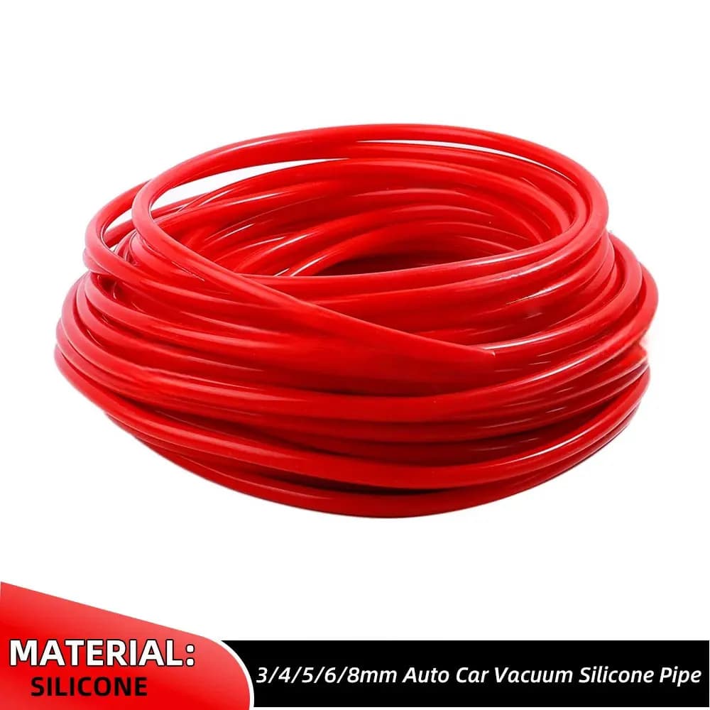 Tubo flessibile in silicone blu rosso nero 3mm 4mm 5mm 6mm 8mm ID tubo per vuoto 1 5M per auto Intercooler Racing Auto Turbo Tube