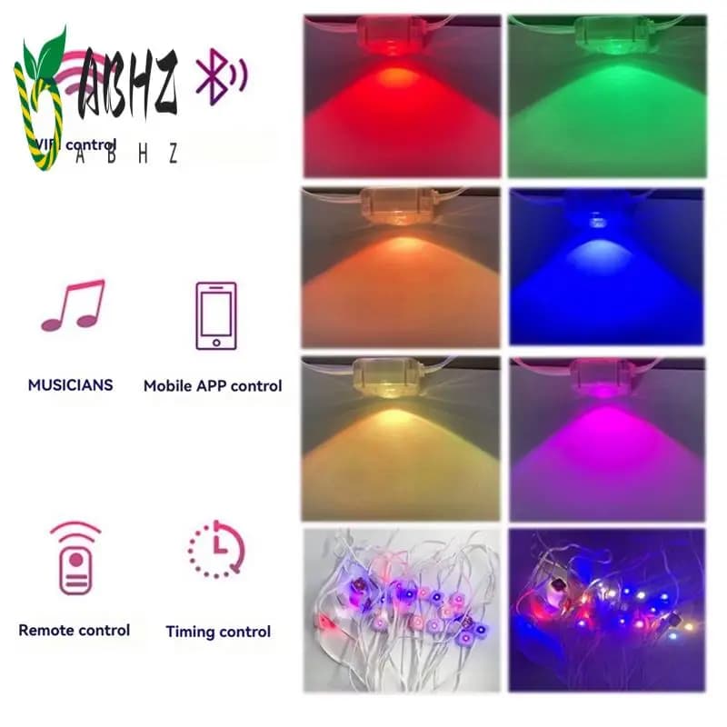 ABHZ-Smart Fantasy Eaves Rhythmic Light Controller WIFI Funziona con Alexa Google Home Assistant Spina UE