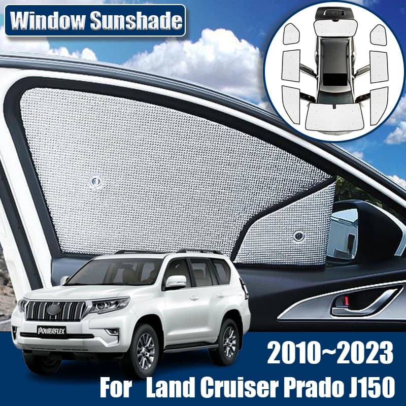 Per Toyota Land Cruiser Prado J150 Accessori 2017 2020 2010 ~ 2023 LC150 FJ150 Auto Parasole Parabrezza Anti-Uv Visiera parti di copertura