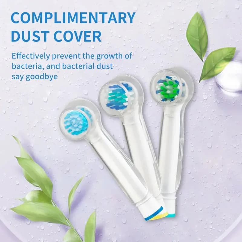 8 testine di ricambio per spazzolino elettrico Oral-B Advance Power/Vitality Precision Clean/Pro Health/Triumph/3D Excel