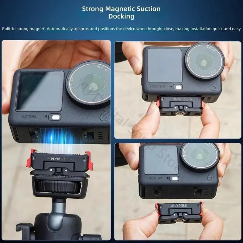 96BA Universally Quick Detach Mount For Action 6 Cameras Adapter Accessory