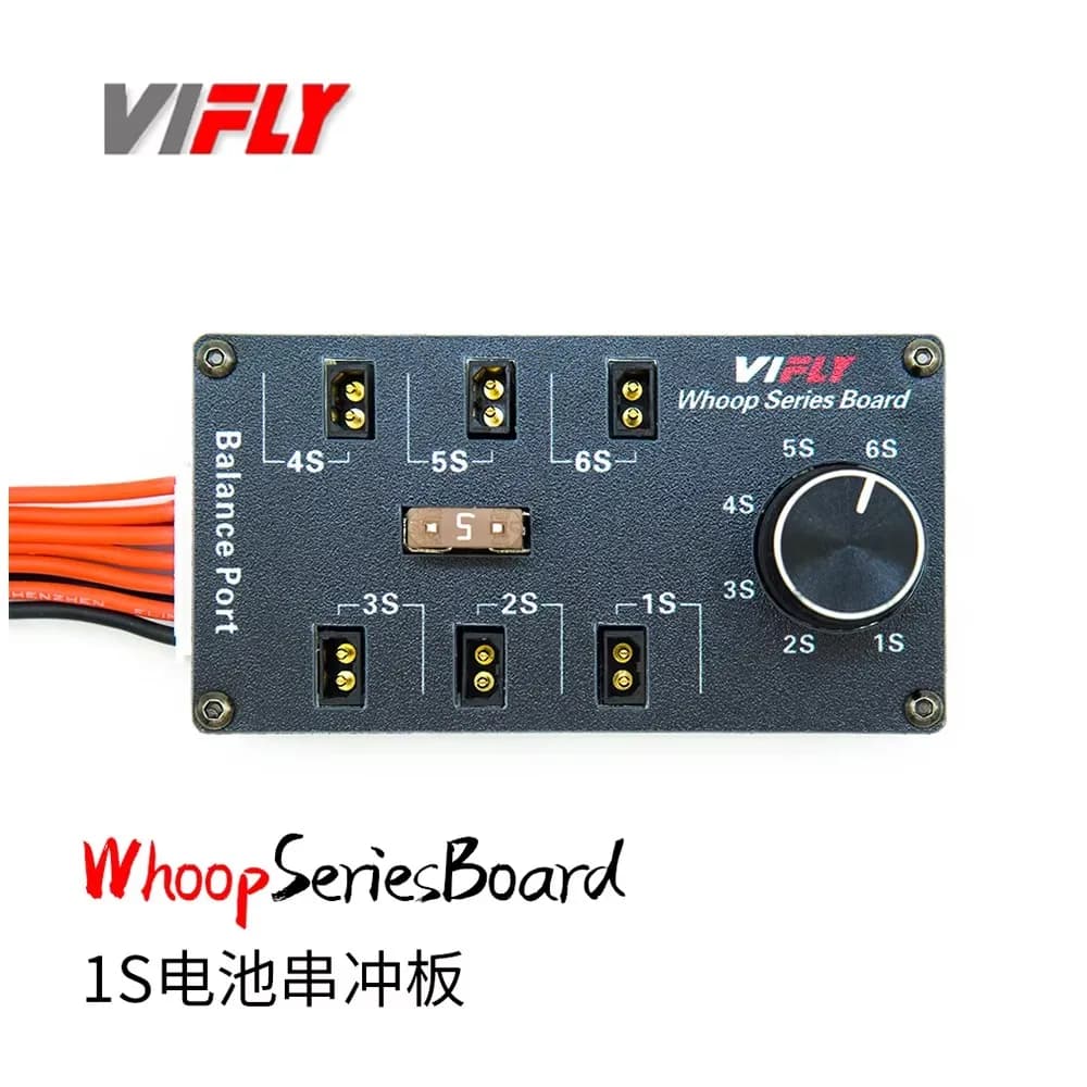 VIFLY WhoopSeriesBoard 1S LiPo Series Charging Board XT60 Input PH2.0 BT2.0 For D6 D6Pro Q6 S6 FPV Tinywhoop Charger