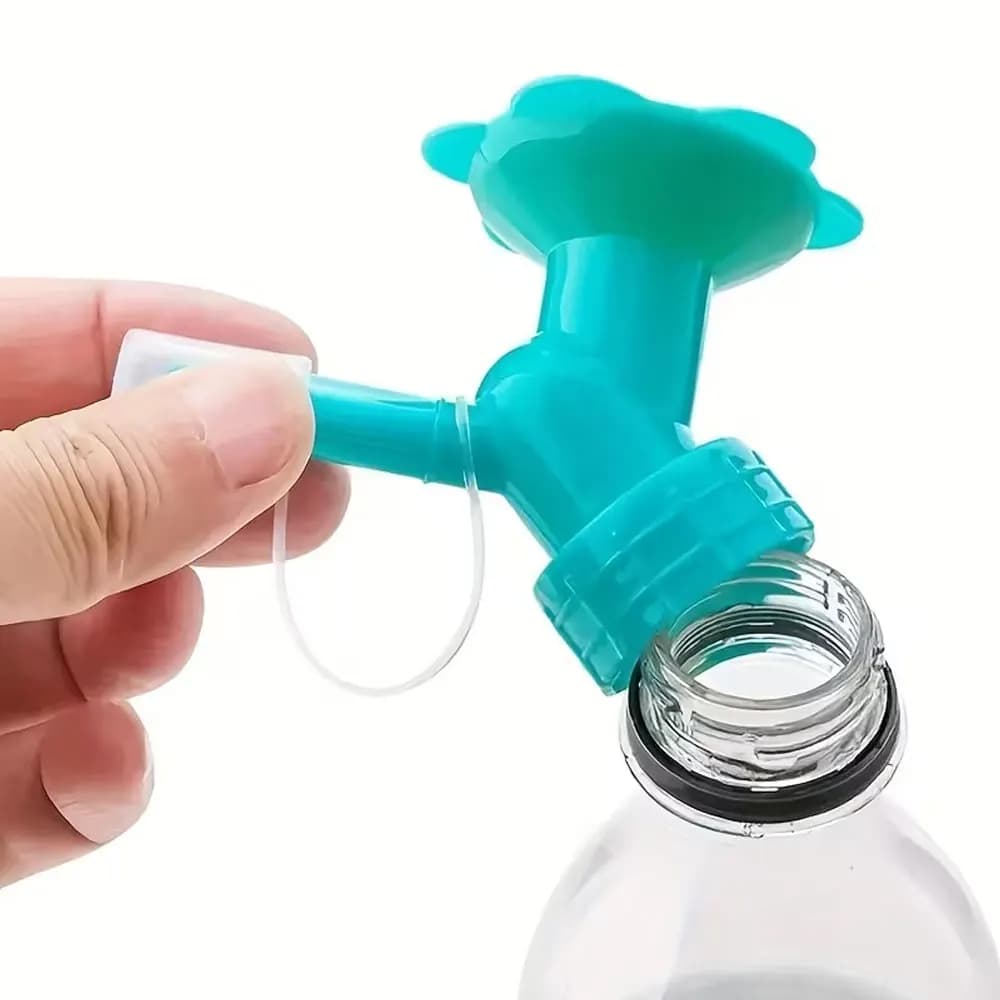 2 irrigatori per piante in vaso 2 in 1 di colore casuale