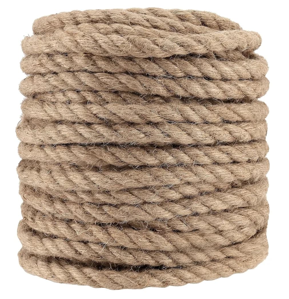 10mm 10/30/50M Natural Use Corda Rolls Hemp Corda Cable Braided Macrame String Pet Graffi Facial Handmade FAI Handmade Decoration