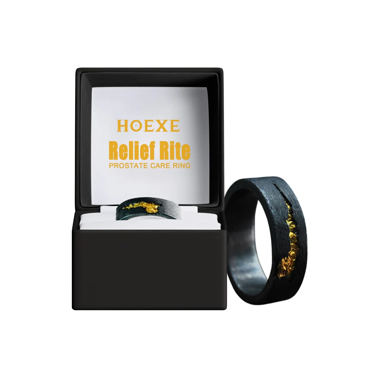 Anello Luminoso di Lusso Hoexe, Gioiello Maschile Elegante e Confortevole per Uso Quotidiano