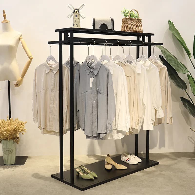 Exhibitor for clothes shops Clothes rack from floor to ceiling Nakajima clothes hanger from floor to ceiling Clothing for men and women Ch