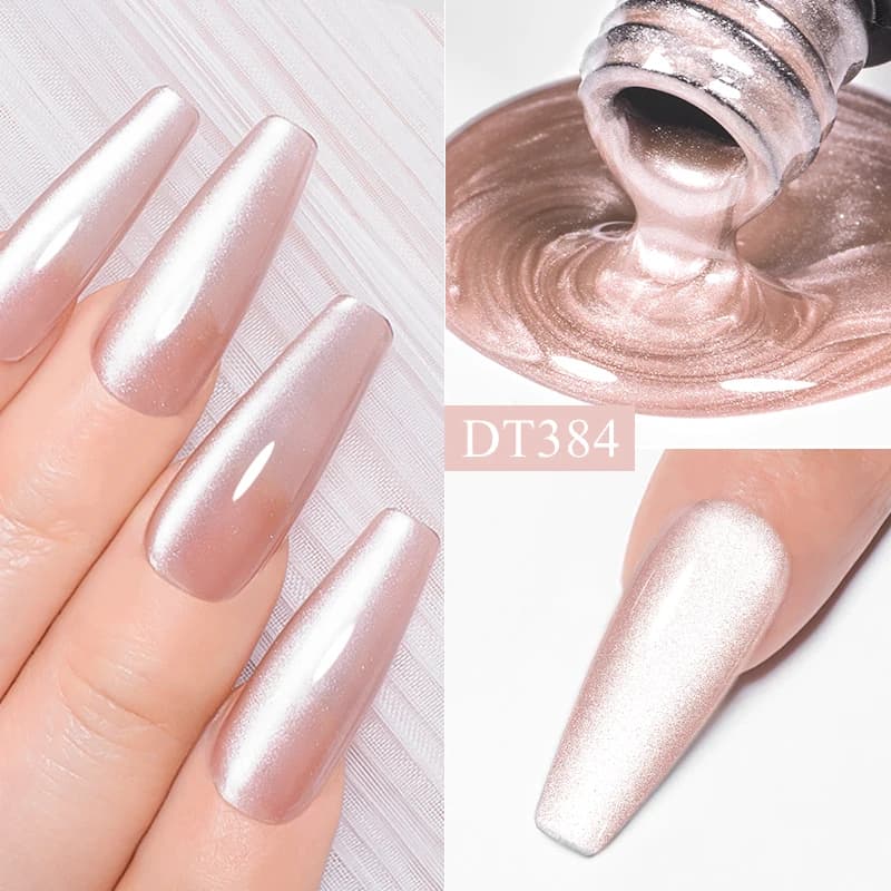 7ml Cat Magnetic Gel Nail Polish Pink Silver Semi Permanent Glitter Magnetic Gel UV/LED Needed Soak Off Painting Vanrish Design