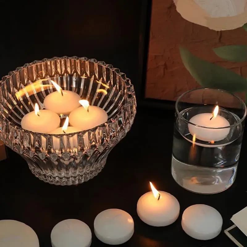 Floating Tealights Candles For Pool Party Wedding Home Bathtub Decor Supplies Romantic Confession Candlelight Dinner