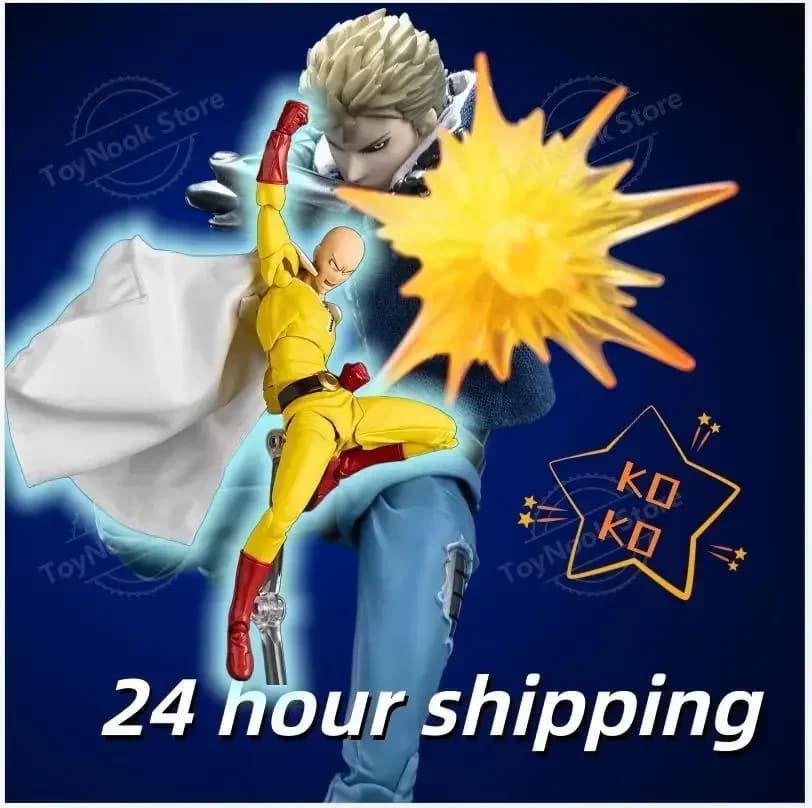 Nuove Action Figure Anime Ko Genos, Kaiyodo Revoltech Yamaguchi One Punch Man, Statuetta Articolata, Modellino, Giocattoli e Regali per Bambini
