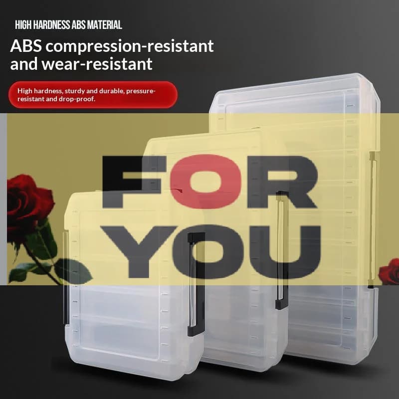 【OD】Double Sided Fishing Tackle Box Fishing Accessories Tool Storage Boxes Fish Hook Lure Fake Bait Boxes For Carp Fishing Goods