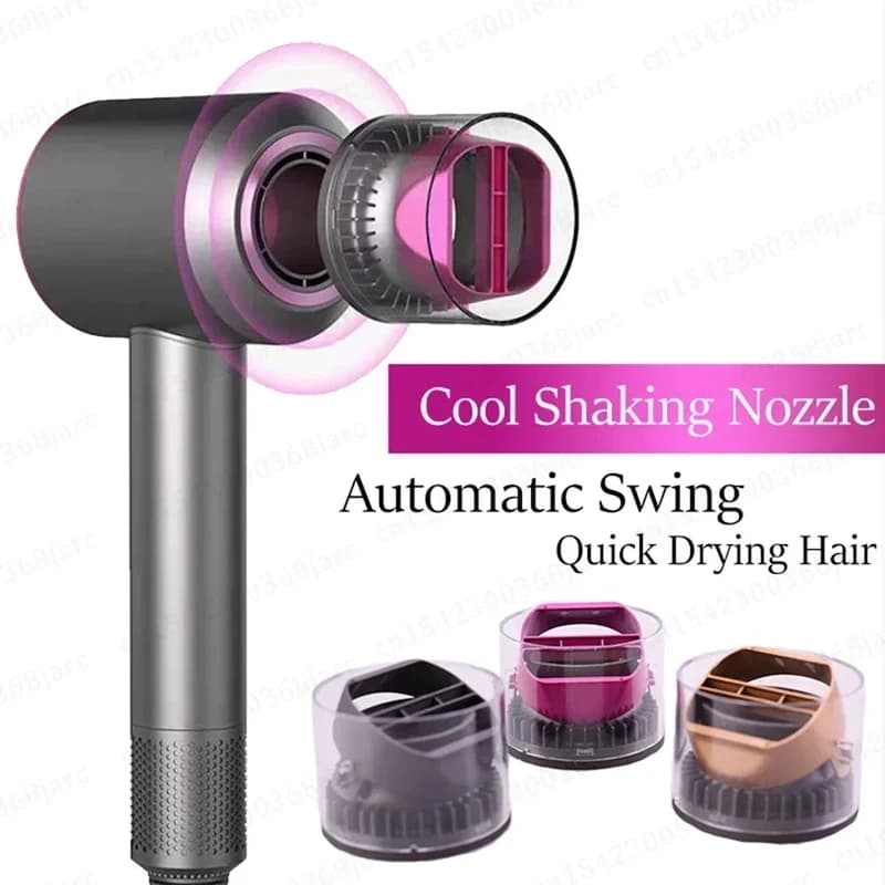 Automatic swinging nozzle for Dyson Supersonic HD01 HD15, SenCiMen X13 nozzle, hair dryer accessory Super Hair Dryer, styling tool.