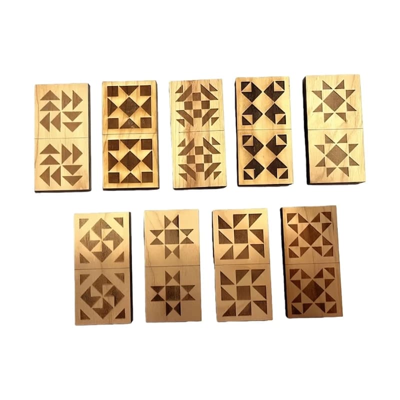 Set blocchi puzzle educativi in ​​legno per per il divertimento e l'apprendimento della famiglia Strumento creativo