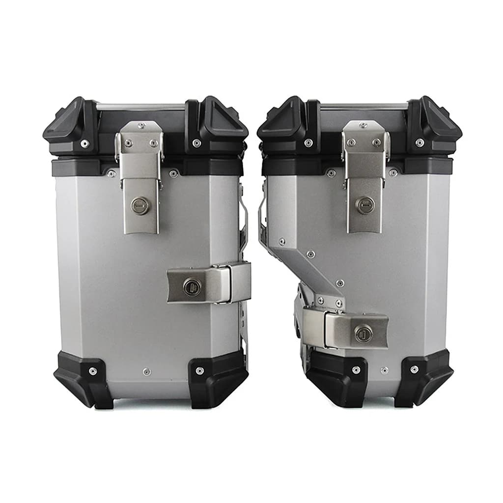 35L 38L Scatola laterale per moto Borse laterali per moto in alluminio Borse da sella Hiden destra Custodia universale per bagagli da viaggio per moto