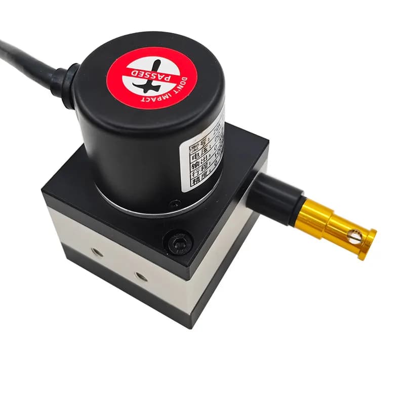 Traction rope displacement sensor 5-24V Input Power Encoder High Precision Waterproof Linear Distance Measurement Wire 1-2M