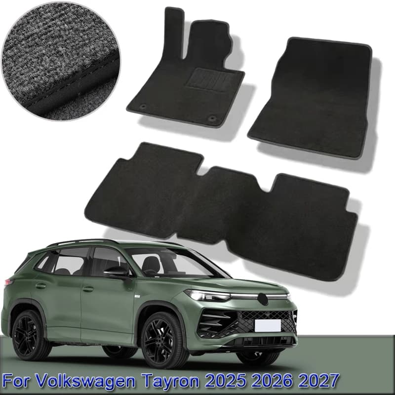 Per Volkswagen Tayron 2025 2026 2027 Tappetini per auto personalizzati Tappetini antiscivolo impermeabili Tappeti interni Tappeti Tappetini
