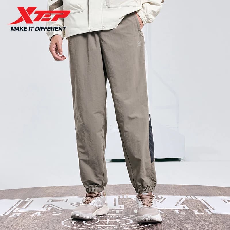 Xtep Pantaloni corti da uomo Autunno Pantaloni sportivi da basket larghi e comodi e traspiranti Pantaloni traspiranti 876329690054