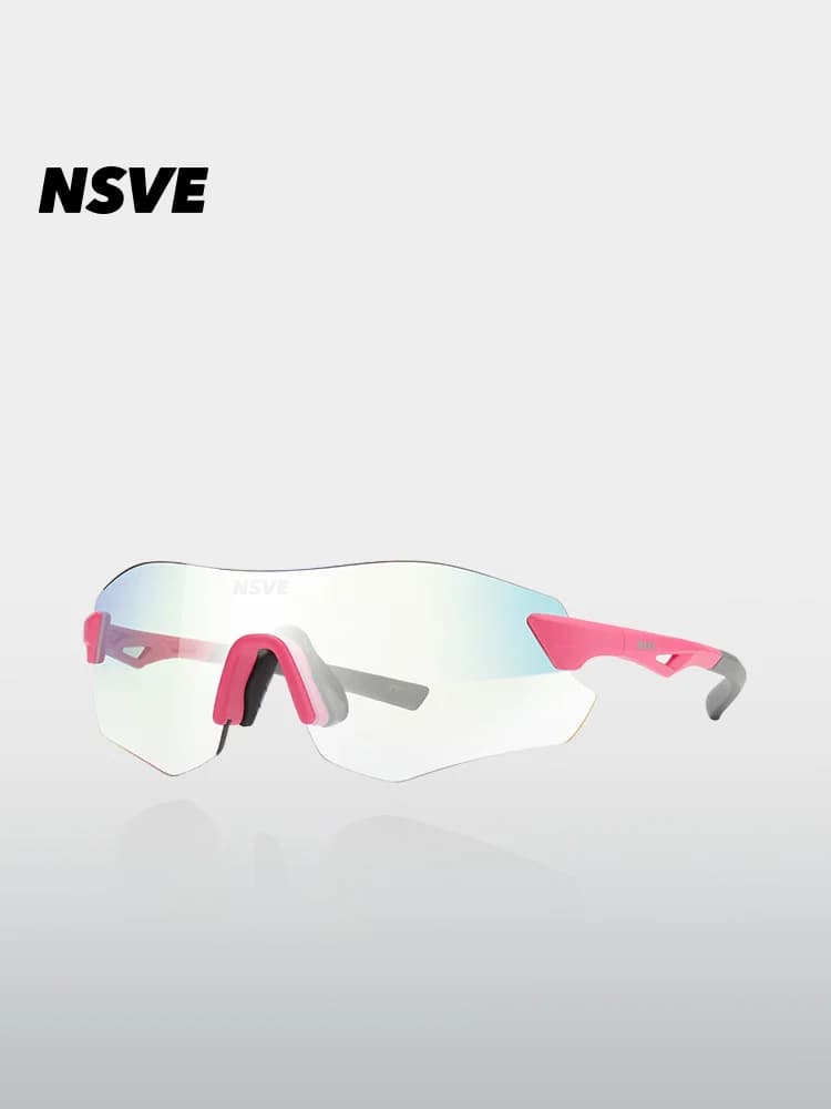 NSVE Flame Series Frameless Sports Sunglasses - UV400 Protection with Prescription Ready for Running Outdoor, Unisex 30017