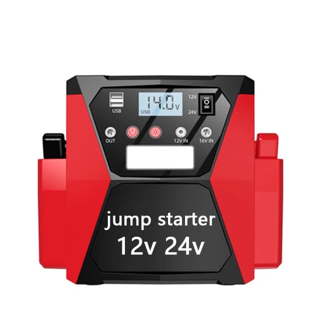 Avviatore di emergenza ad alta potenza 12v 24v Caricatore portatile Ev Avviatore di emergenza per auto Accumulatori e caricabatterie di riserva Batterie automatiche potenziano il camion di avviamento dell'auto