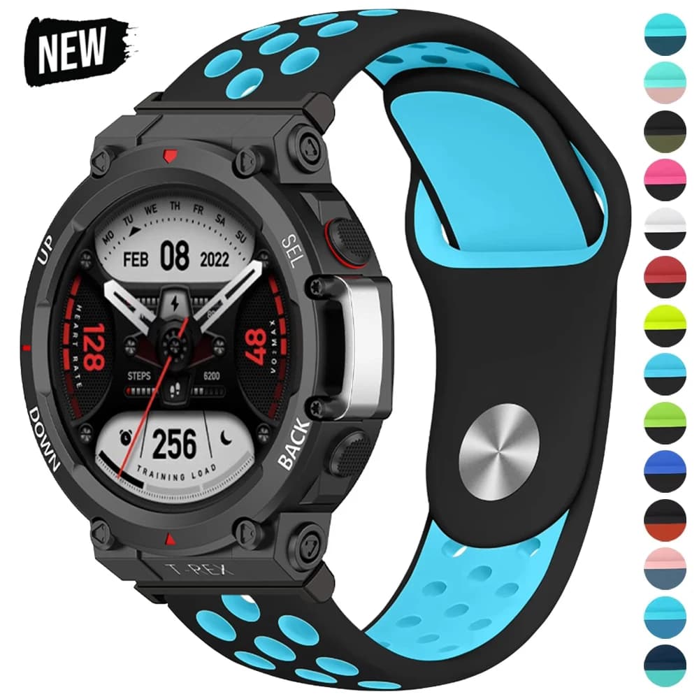 Cinturino traspirante per Huami Amazfit T-Rex 2 Smart Watch cinturino in silicone cinturino sportivo per Amazfit T Rex Trex 2 Pro Correa