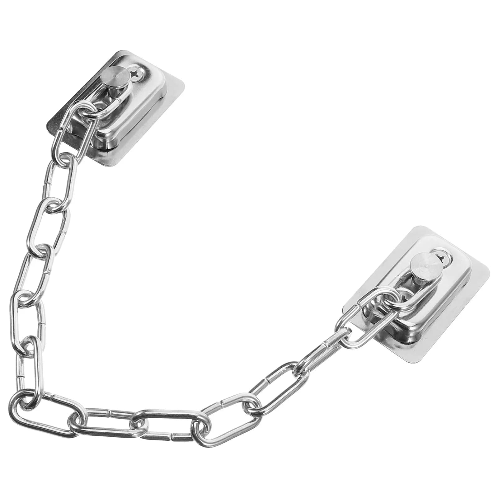 Door Chain Lock Stainless Steel Strong Anti-Rust Indoor Security Chain Lock for Hotel Home Apartment Window Safety Locks