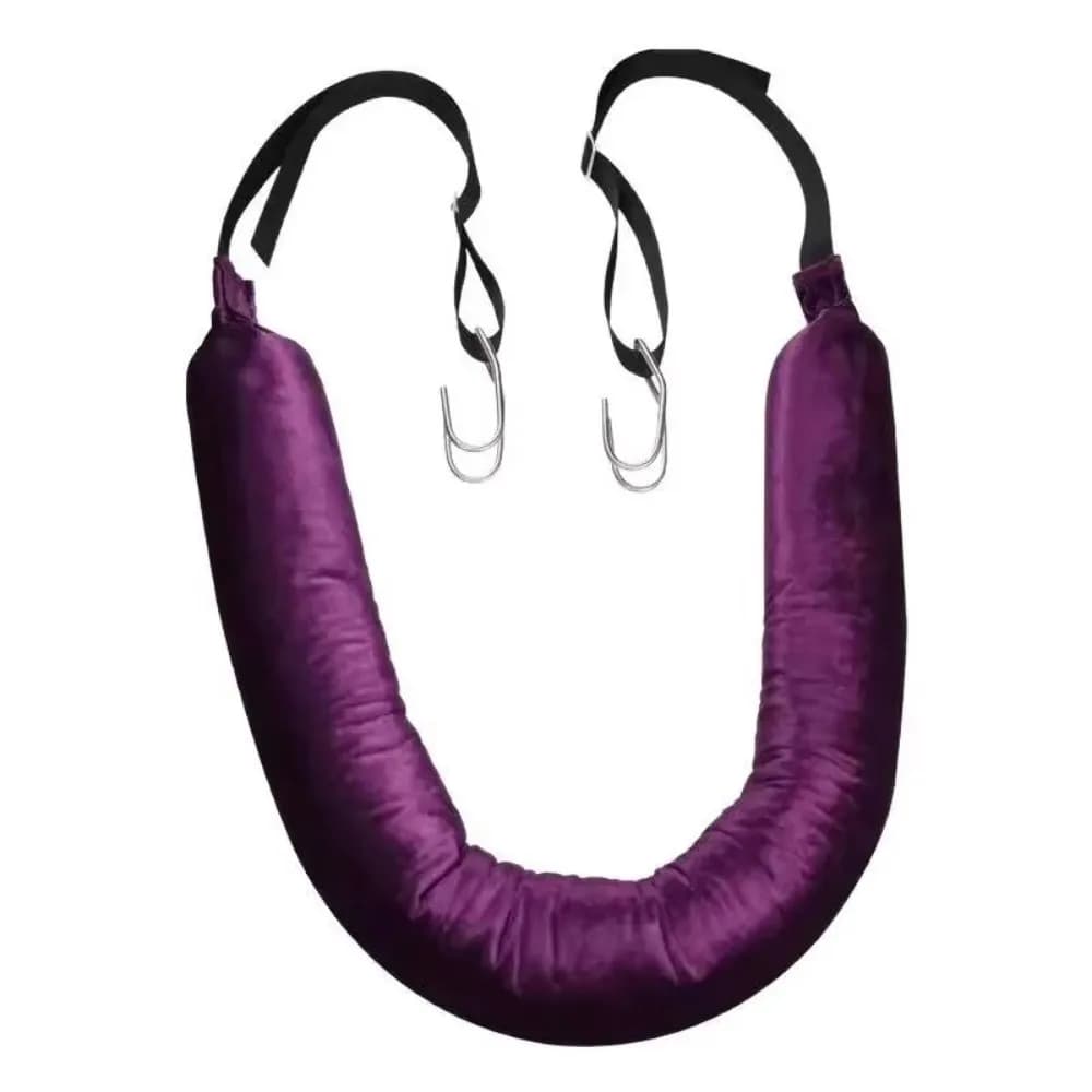Cintura di Trazione Sospesa per Supporto Lombare, Fascia Ergonomica per Fitness e Yoga, Dispositivo per Stretching Lombare, Cinghia Ausiliaria per Esercizi con Barra Singola