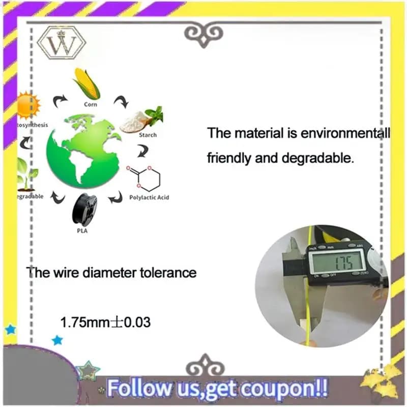 New consumables for 3D printing PLA Two-tone Silk 1KG 1.75Mm Consumable Filament for 3D Printer Parts