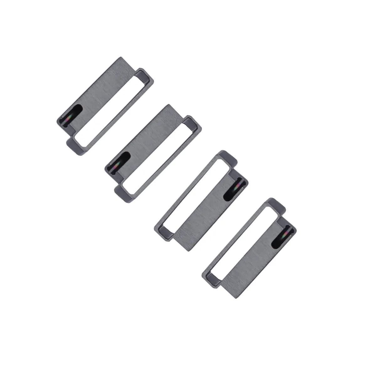 Connettore adattatore per cinturino per orologio in acciaio inossidabile da 4 pezzi, adattamento sicuro per orologi intelligenti Huawei, compatibile con cinturino da 20 mm