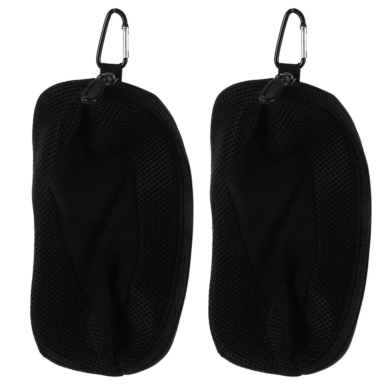 2Pcs Hard Ski Goggle Case Waterproof Pressure Resistant Protective Storage Box Snowboard Glasses Carrying Case Outdoor Sports