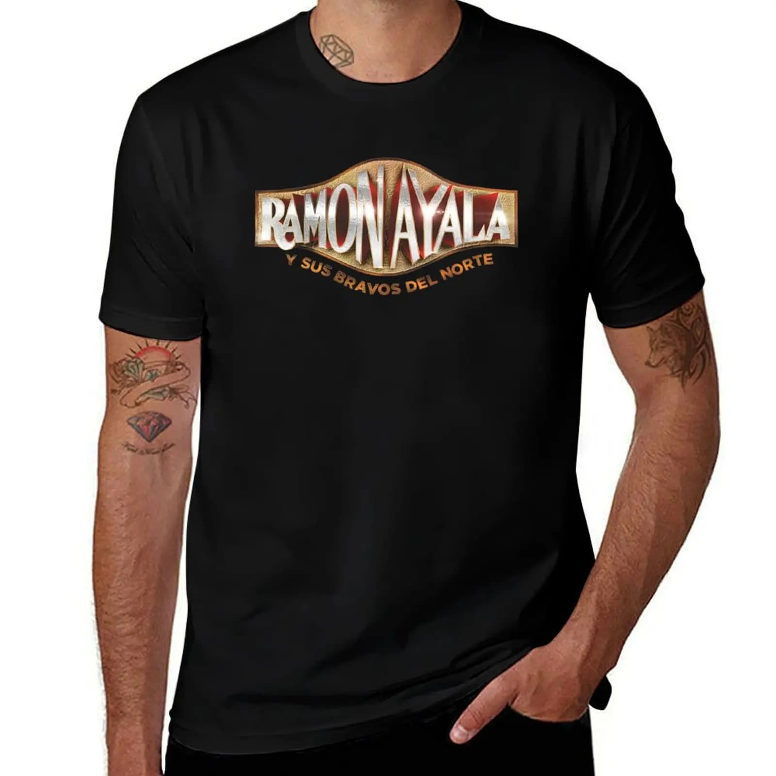 T-shirt messicana leggera per le vacanze Ramon Ayala y Sus Bravos del Norte