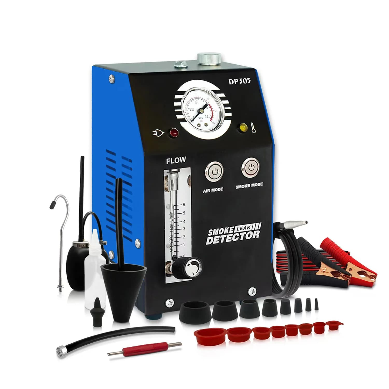 70W Turbocharged Dual-Modes Air Pumps Smoke Tester Automotive Fuel Leak Detector High Flow Rate Smart Pressure