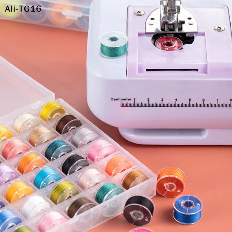 【Ys31】Set di Bobine per Cucito, Bobine Multicolore per Macchina da Cucire, Rocchetti per Filo, Accessori per Cucito