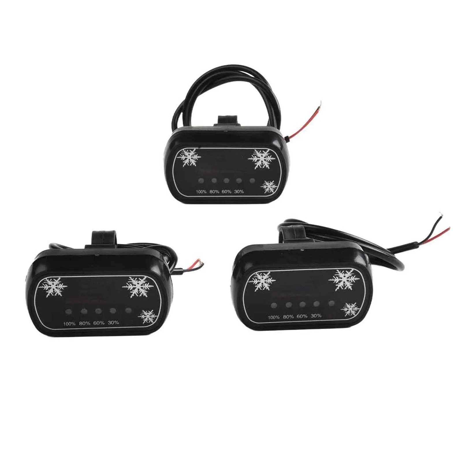 Misuratore di potenza a batteria 48V per veicoli elettrici, display LED per la visualizzazione della potenza, ricambio per scooter e-bike