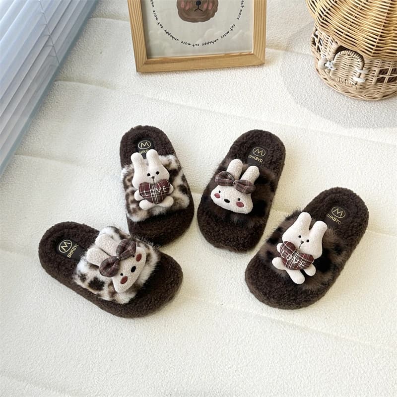 Ciabatte per Bambine alla Moda Primavera 2026 Nuove Ciabatte per Bambini con Suola Spessa Antiscivolo Personalizzate in Cotone Semplici Scarpe da Casa per Bambini