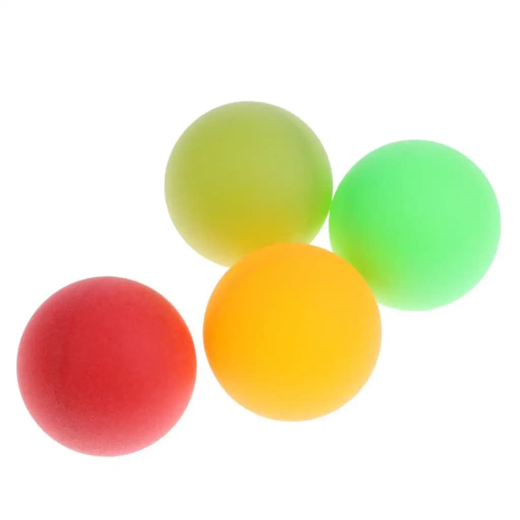 Palline da Ping Pong Assortite 40mm, Confezione di Palline da Tennis da Tavolo in Plastica per Allenamento e Intrattenimento