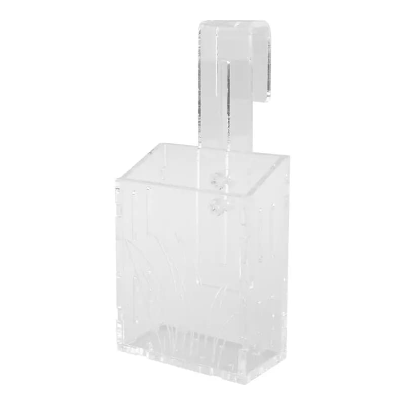 BAAU Suspended Plants for Aquarium Basin for Feeding Cups for Aquatic Plants Acrylic Door Plants for Aquarium Plants A