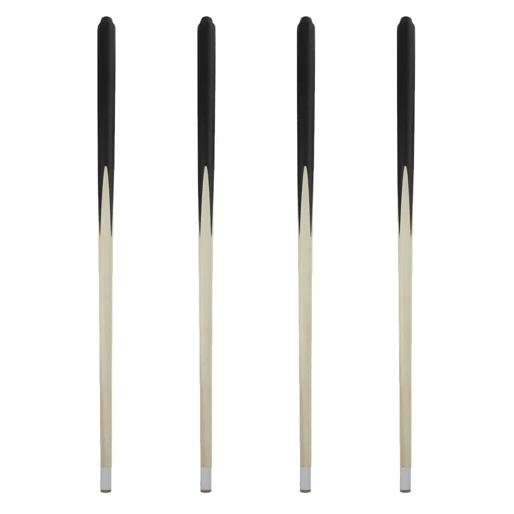 4Pcs Childrens Pool Cue Short Mini Billiard Cue Rod Wood Made Sturdy Deformation Resistant for American Pool Tables Indoor